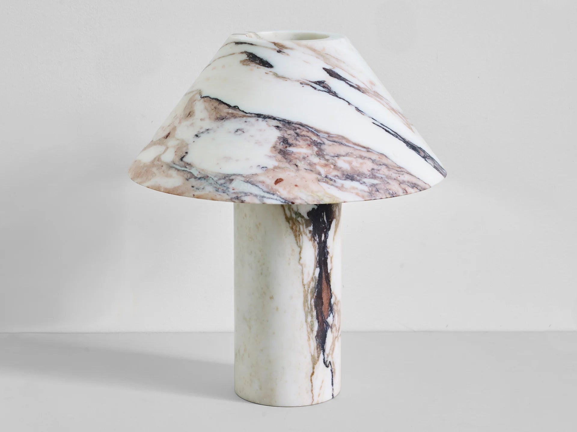 Pillar Lamp - Calacatta Viola - Large