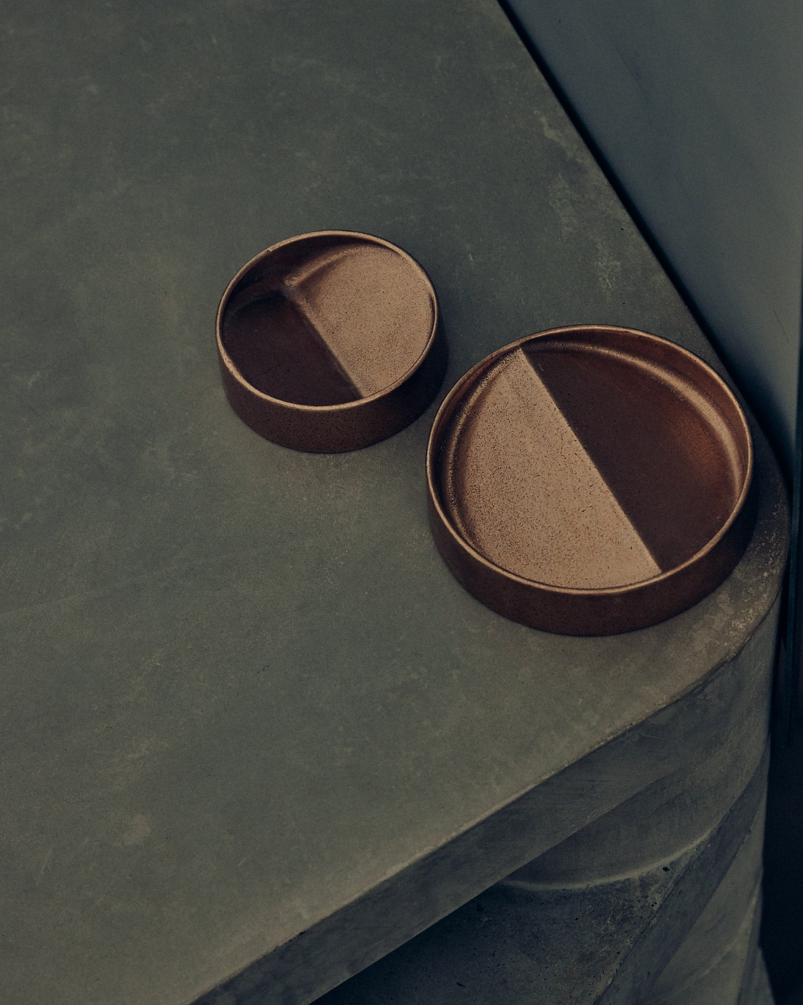 Vide poche Rond - Bronze