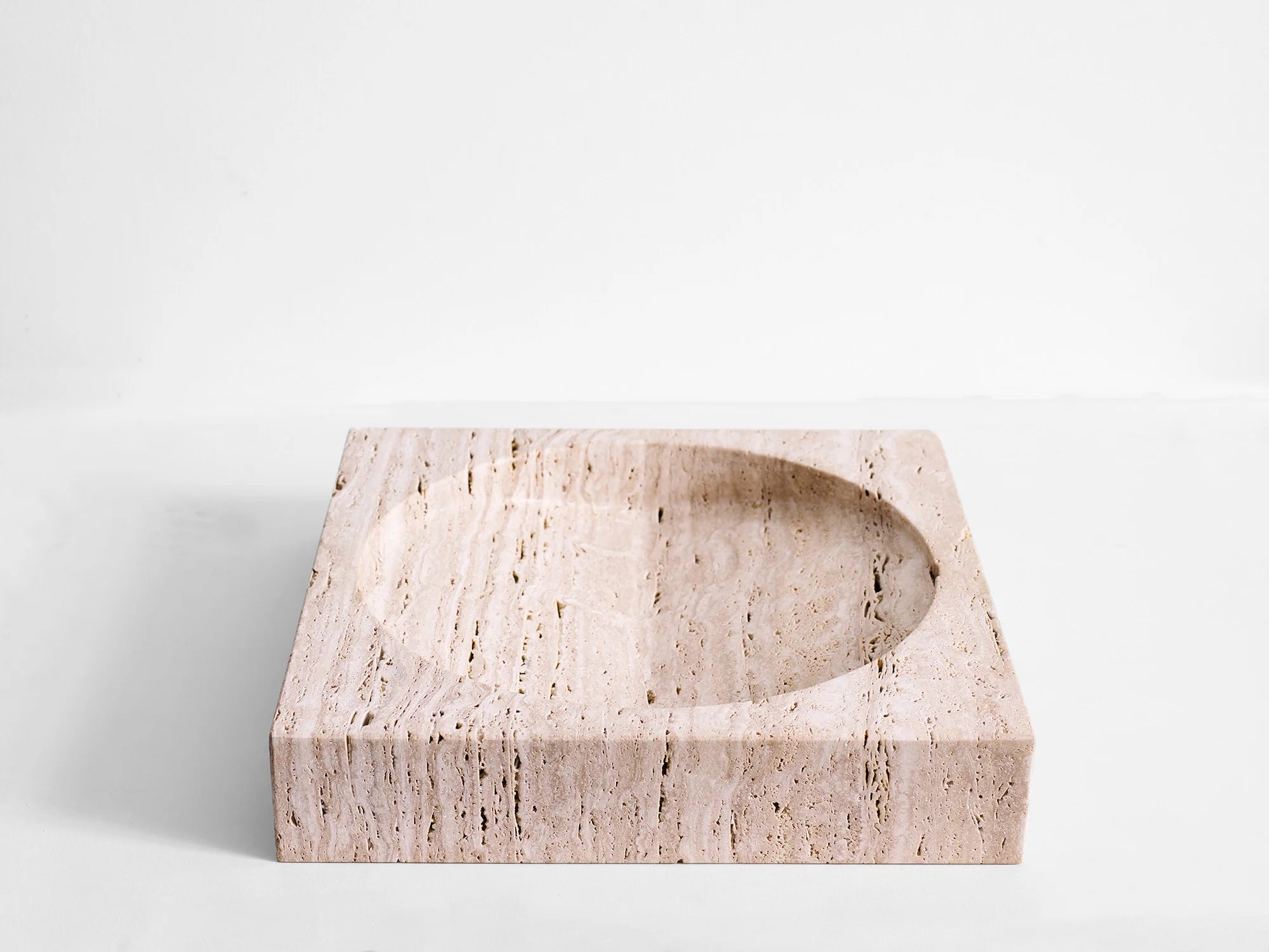 Block Big Poche Rond - Classico Travertine