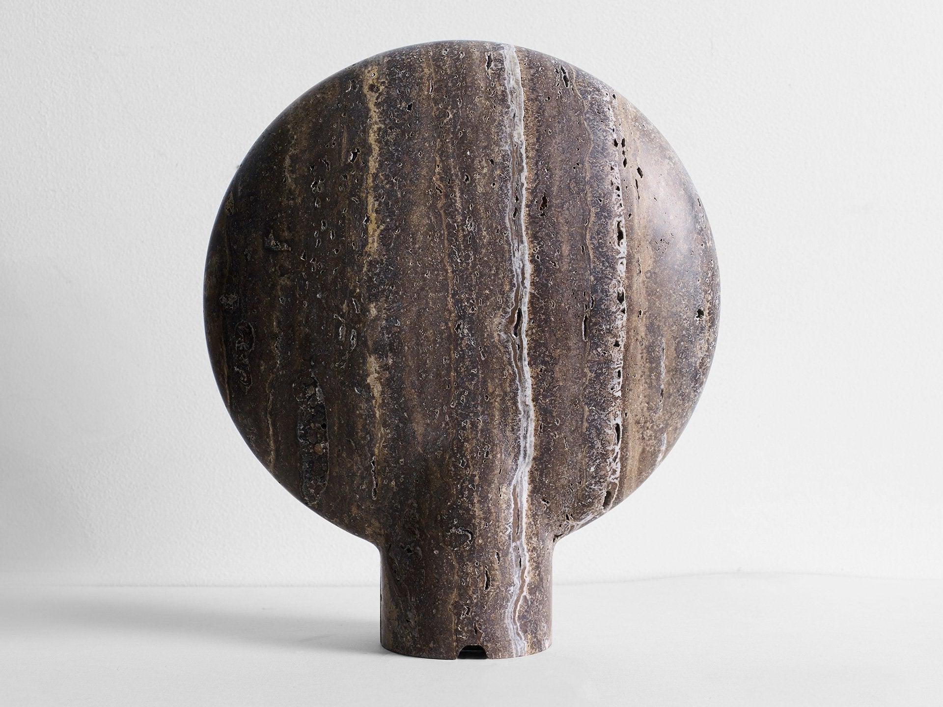 Surface Sconce - Black Travertine