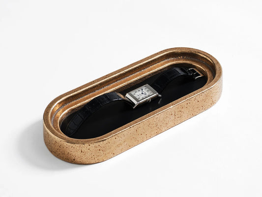 Reversible Watch Tray - Bronze