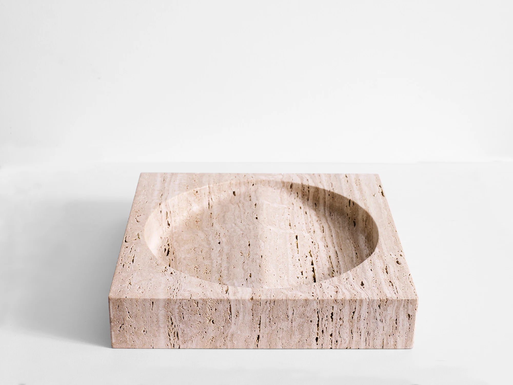 Block Big Poche Rond - Classico Travertine