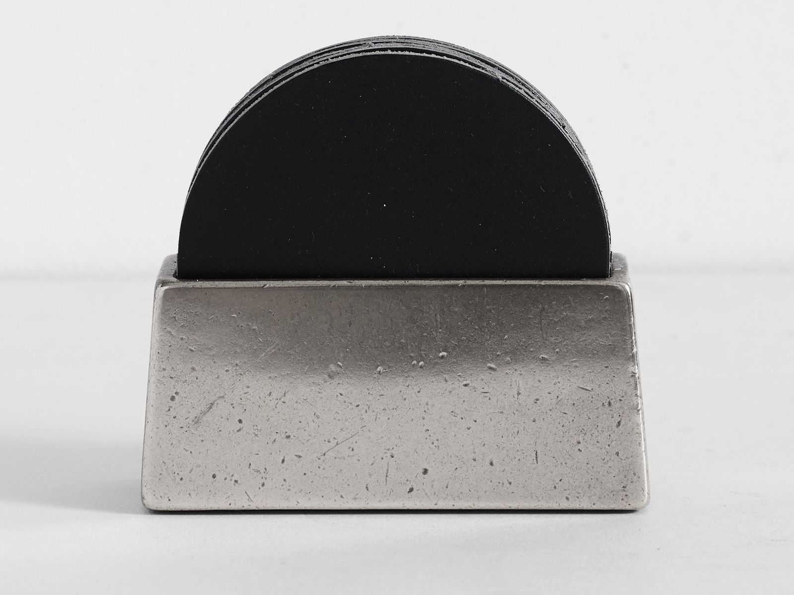 Coaster Holder - Aluminium - Black