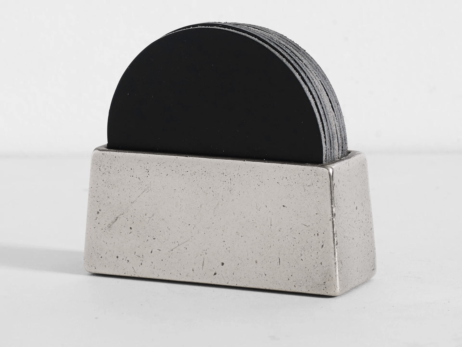 Coaster Holder - Aluminium - Black