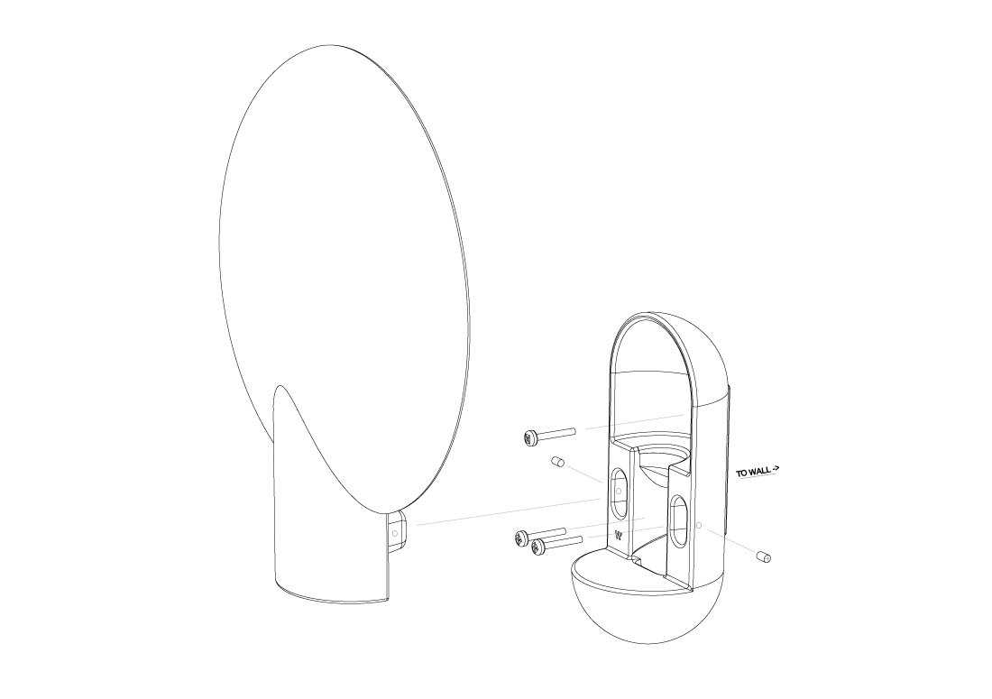 Surface Wall Sconce - Aluminium