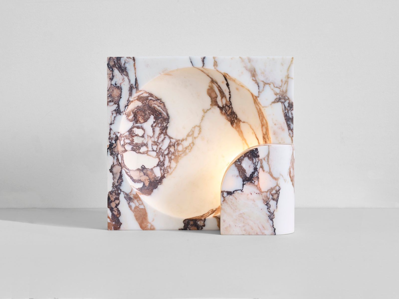 Block Sconce - Calacatta Viola