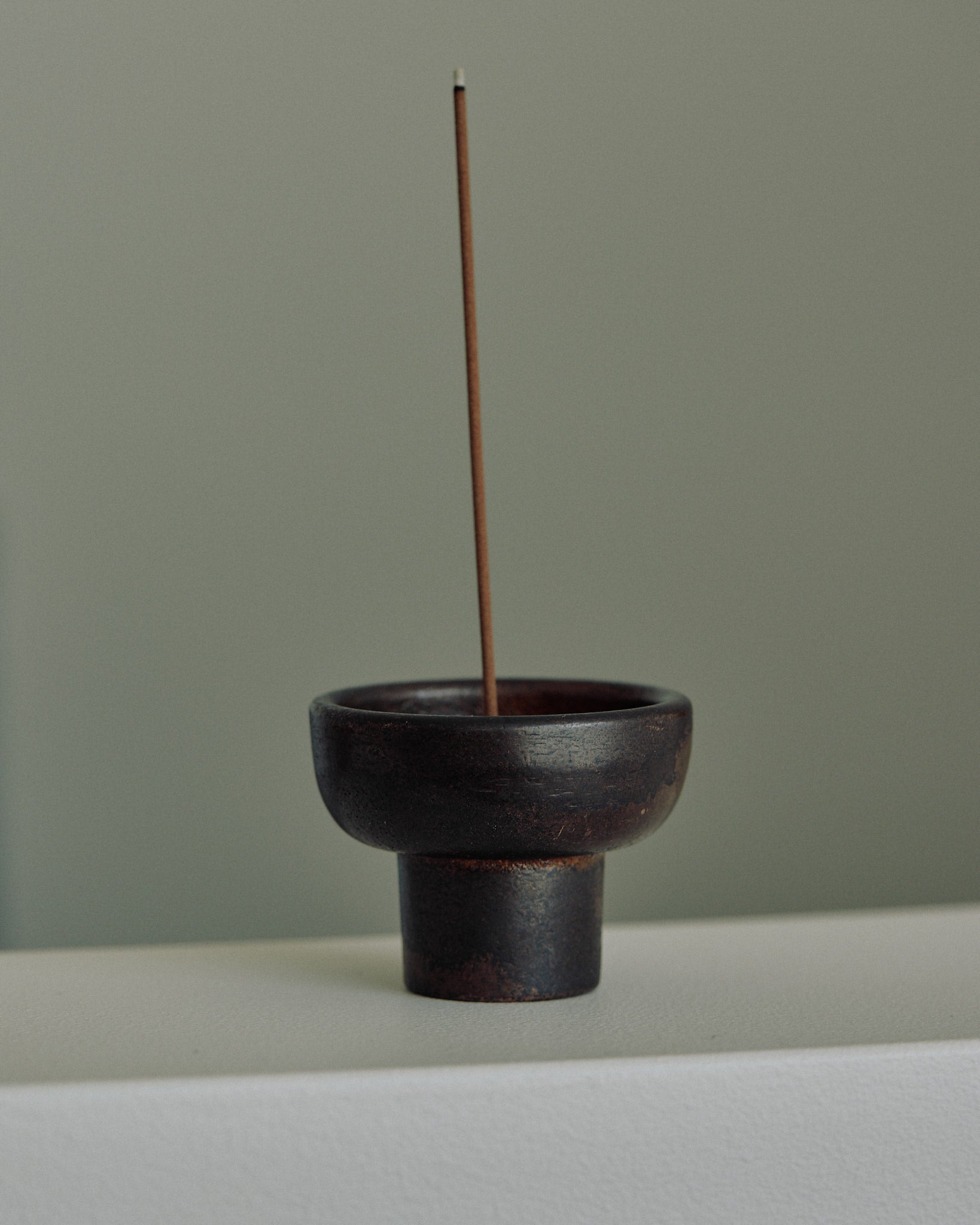 Perfumer H Incense Burner - Blackened Bronze
