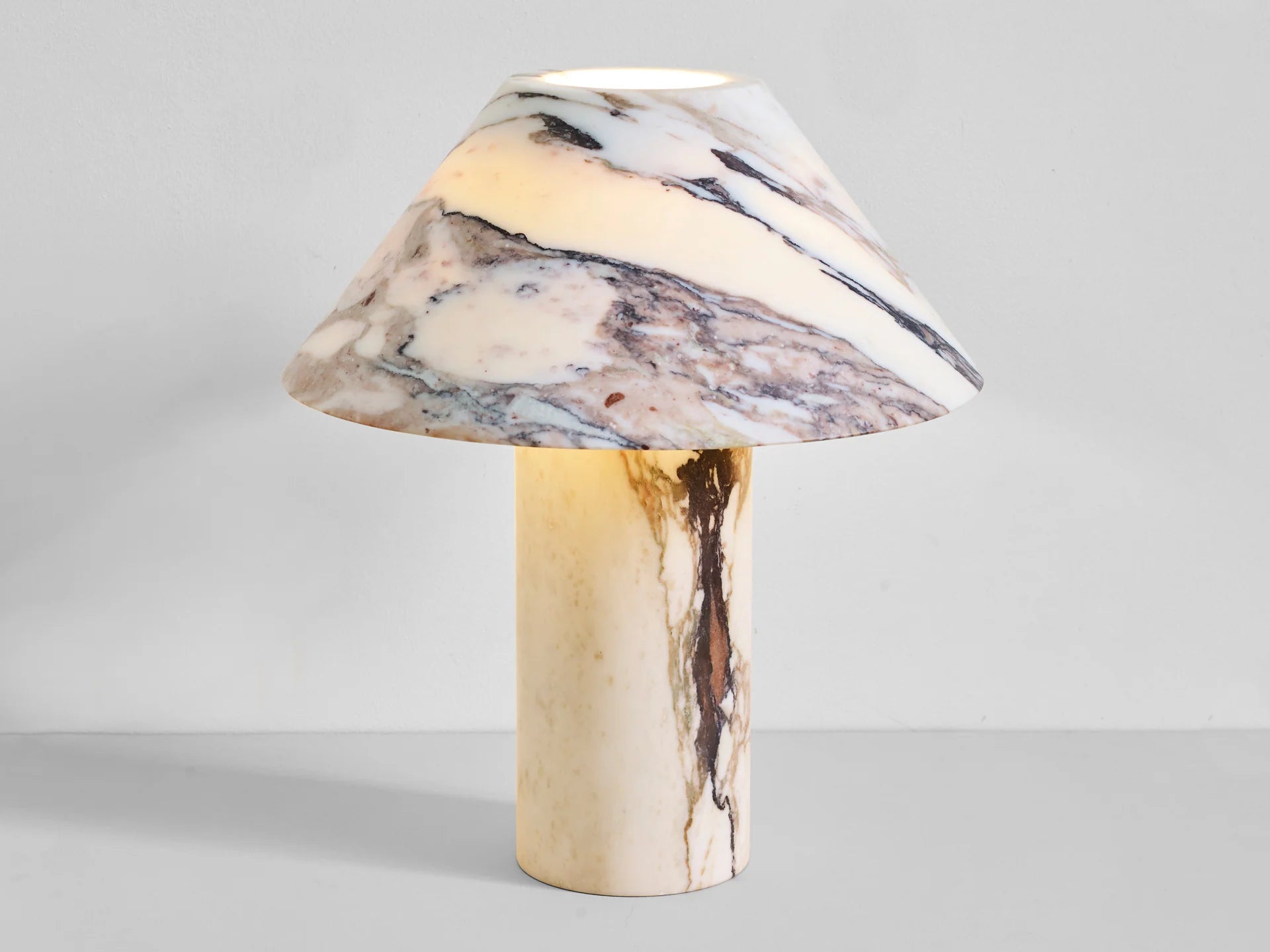 Pillar Lamp - Calacatta Viola - Large