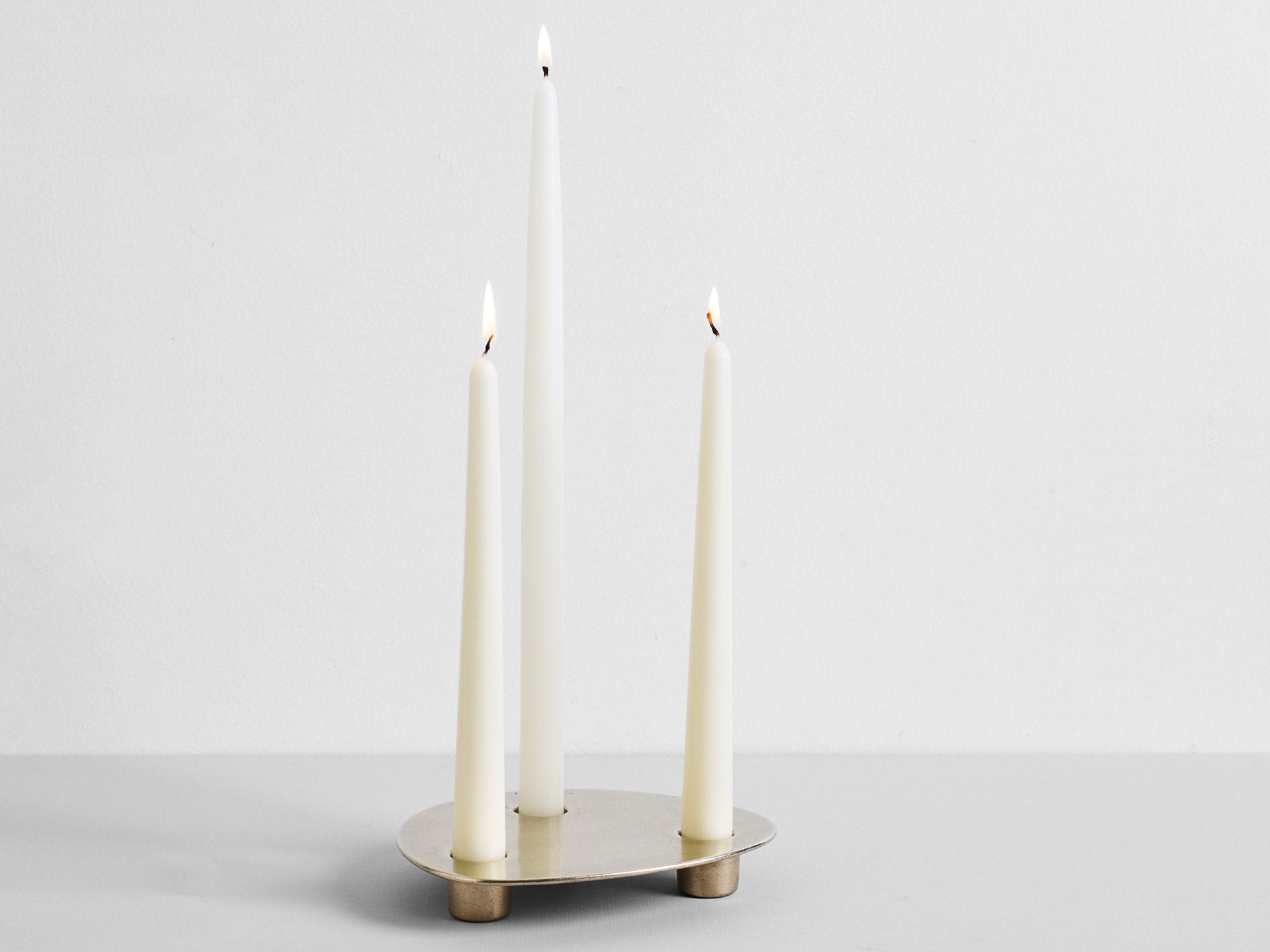 Trio Candle Holder - Brass