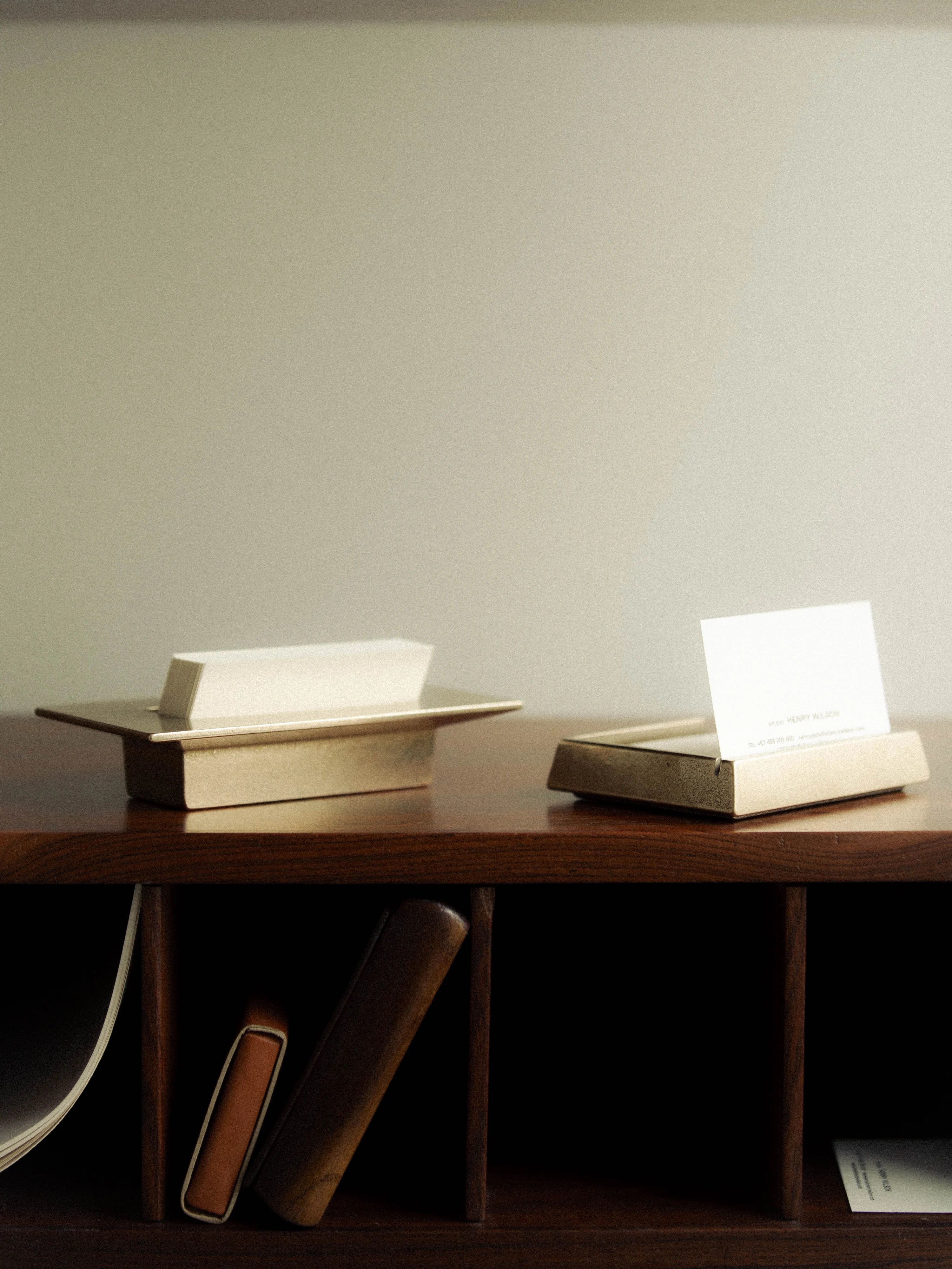 Business Card Holder - Altar - Brass