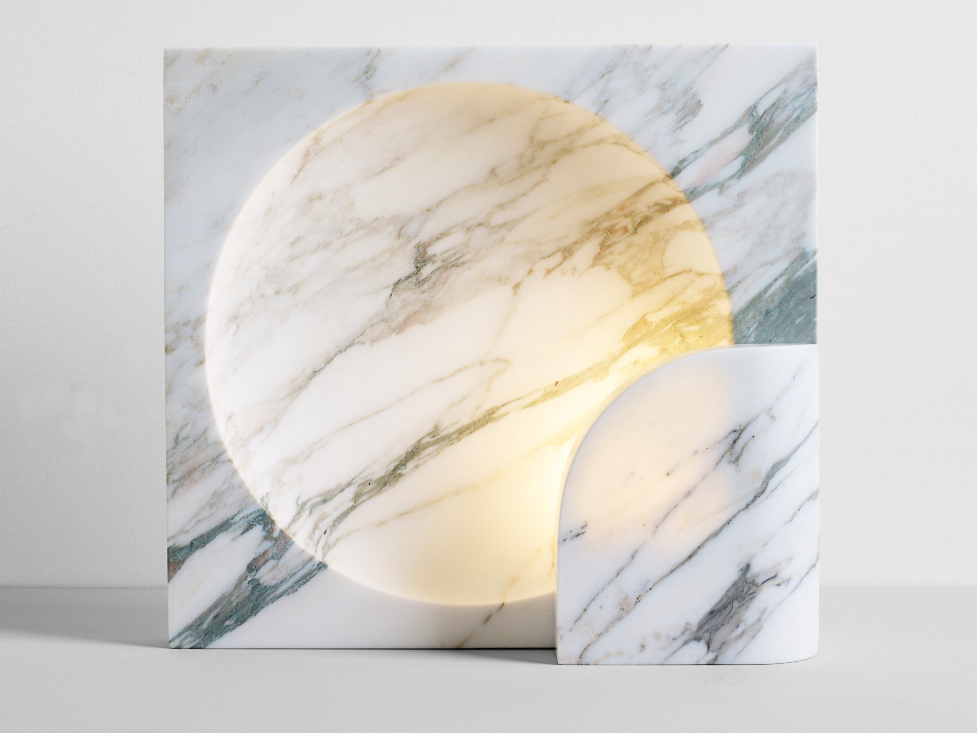 Block Sconce - Calacatta