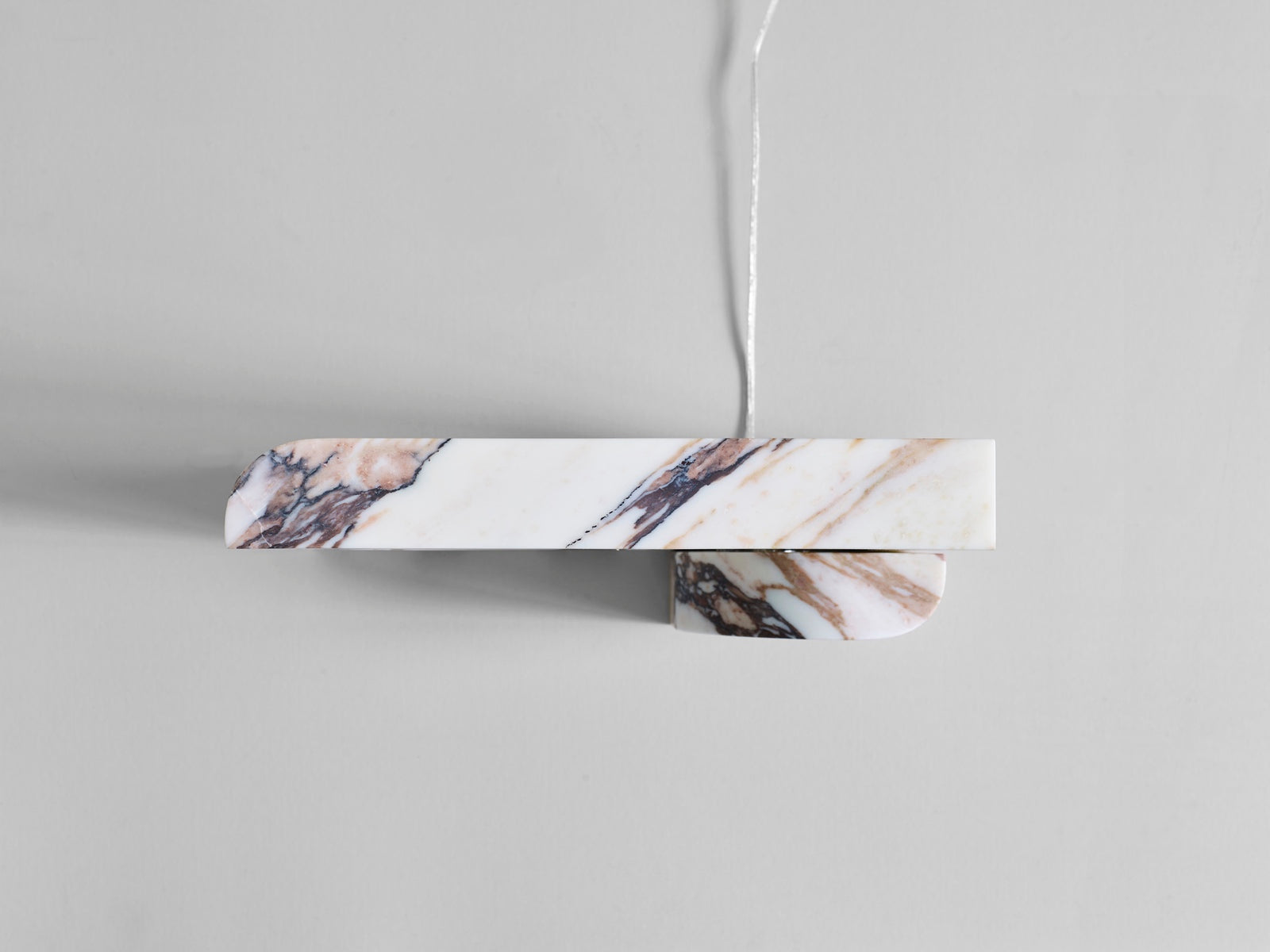 Block Sconce - Calacatta Viola